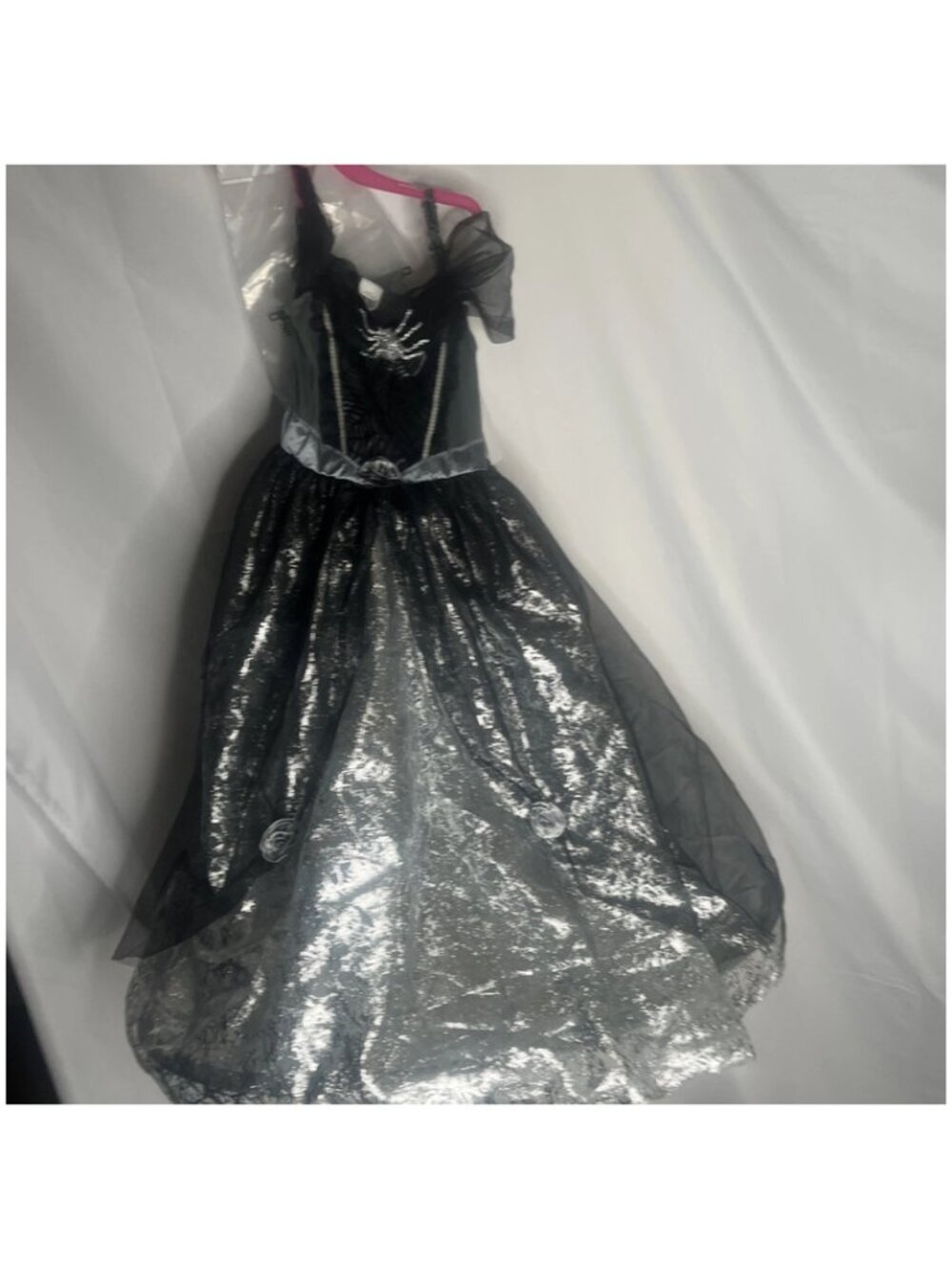 Goodmark Girl's Gothic Spider Bride Halloween Costume Small (4-6)